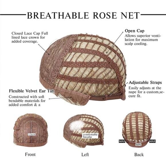 Wigs With Bangs Natural Synthetic Wavy Ombre Ash Blonde - Picture 5 of 6